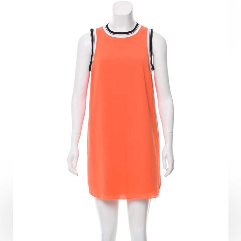 Tangerine Elizabeth and James sleeveless mini dress